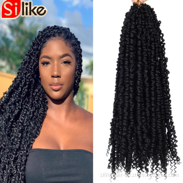 Ombre 1B/30 Water Wave Crochet Braids 12"18 Inch 5 Packs Passion Twist Hair made with high quality low temperature Extensions
